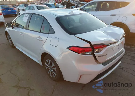 2021 Toyota Corolla Hybrid Le from USA, damaged, VIN JTDEAMDEXMJ011782
